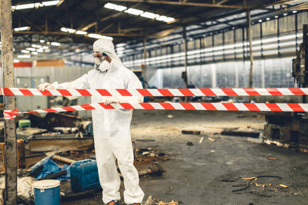 Professional Biohazard technician working in Glen Haven, CO